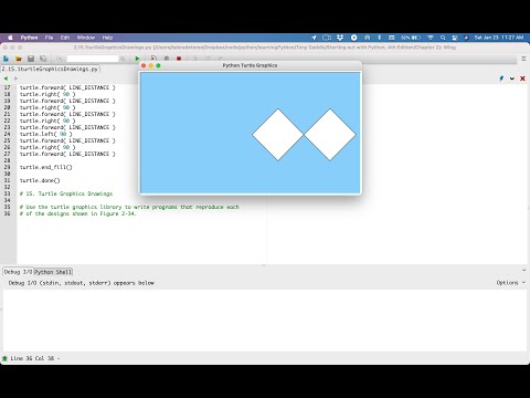 2.15.1. (Part 2) Turtle Graphics Drawings (Shape 1) - Python