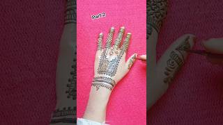 Watch slow full design tutorial on our channel ❤️ #mehndi #hennatutorial #henna #khanmehendidesigner
