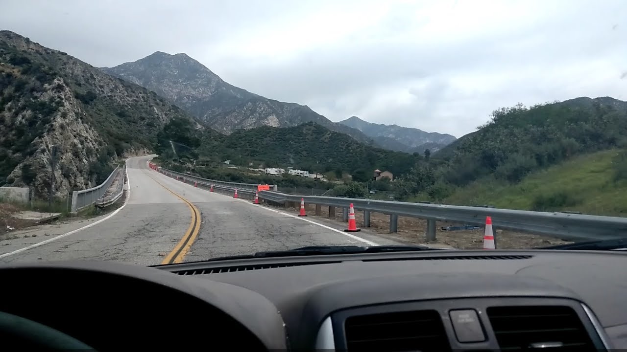 Scenic drive Big Tujunga Canyon Road