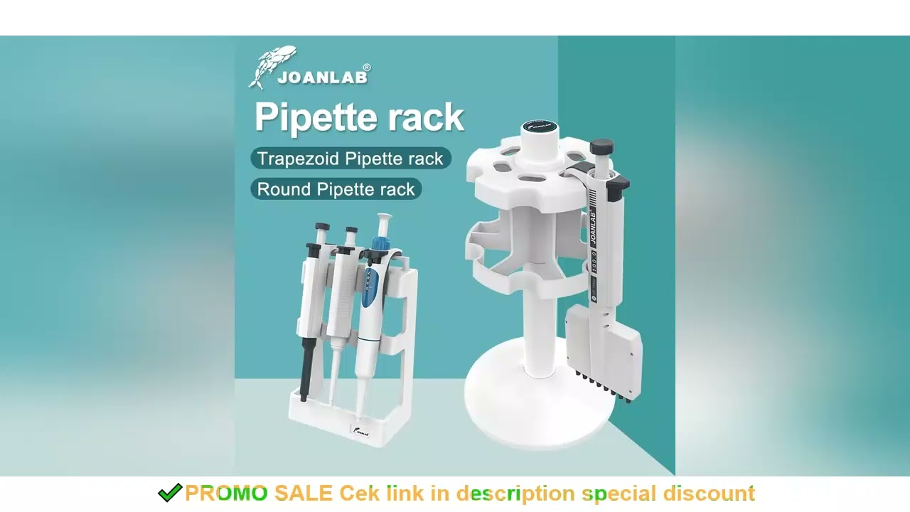 JOANLAB Laboratory Pipette Rack Trapezoid Pipette Stander And Round Pipette Holder For Placing Lab M