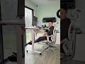 DIY recliner workstation setup ￼#reclinerworkstation