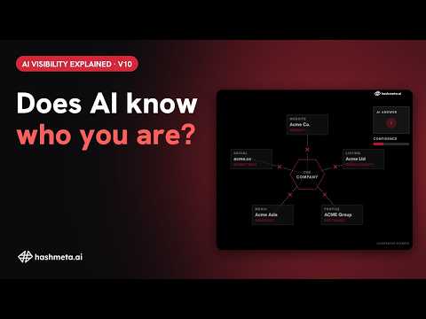 Does AI Know Who You Are? Brand Entity SEO for AI Search | Hashmeta AI