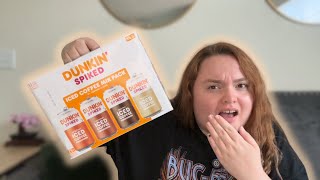 Trying Dunkin' Spiked Iced Coffee