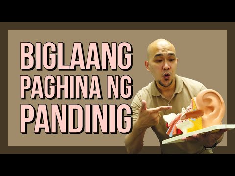 Paghina ng Pandinig: sudden hearing loss (BIGLAANG Paghina ng Pandinig)