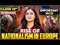 🔴 Rise of Nationalism in Europe | Important MCQs | Tanvi Mam  | 🔴 LIVE