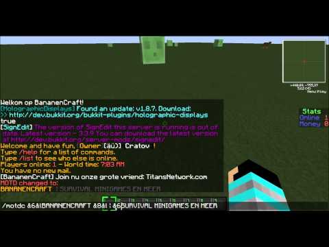 Plugin #1 - SERVER ICON & MOTD!? - MOTDCOLOR