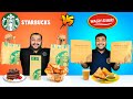 Starbucks Vs Wagh Bakri Tea Food Comparison | Starbucks Food Challenge | Viwa Food World