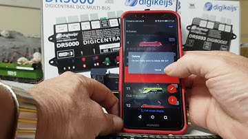 Z21 App  Connect and add a train Powered by Digikeijs DR-5000