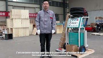 French interpretation polyurethane foaming spray machine, model CNMC E3