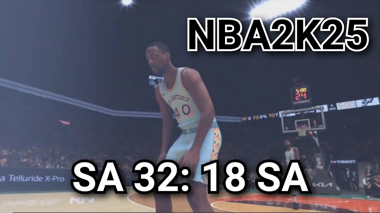 [NBA2K25] 웸비 혼자 쇼타임! 2쿼터 조기 종료😂 Wemby’s Monster Game Ends in Early Quit!