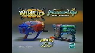 Nerf Wildfire & PowerClip (Hasbro) TV Commercial - 2000