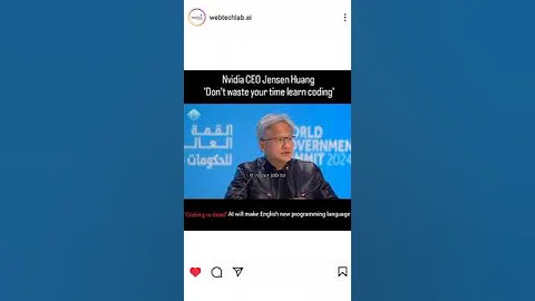 Coding is Dead? #nvidia #ai