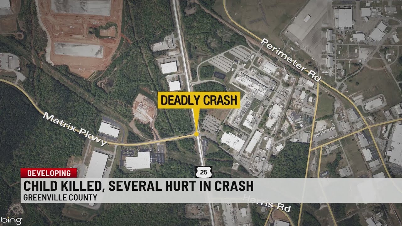 One killed, six others hurt in Greenville County crash - YouTube
