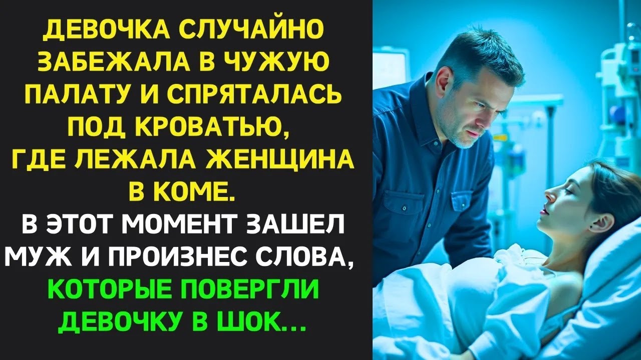 Девочка спряталась в палате где была ЖЕНЩИНОЙ В КОМЕ  Муж вошёл и СКАЗАЛ СЛОВА, которые ЕЕ ПОТРЯ