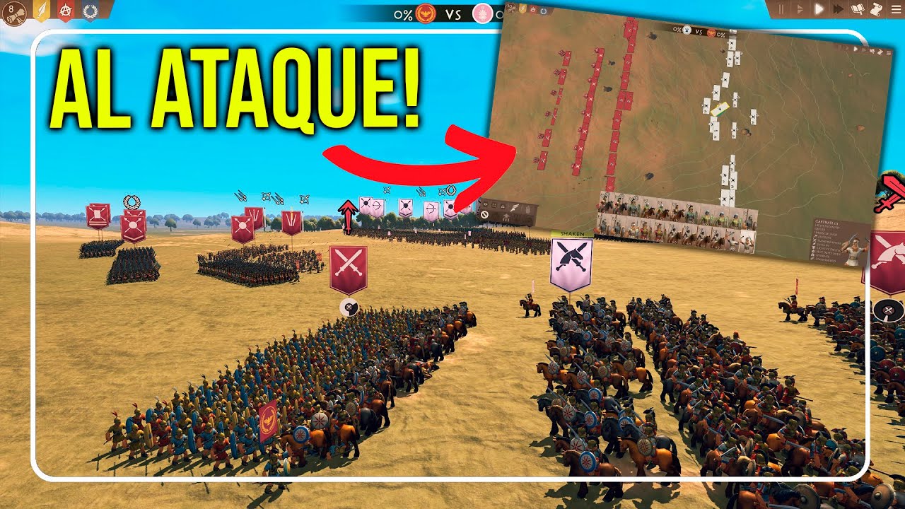 Campaña de STRATEGOS con ROMA | Batalla ÉPICA en El Total War Indie