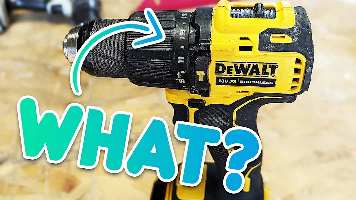 What Do The Numbers Mean On A DeWALT Drill