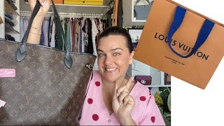 LV Neverfull MM World Tour 3 year Review PLUS UNBOXING/REVEALING MY LATEST LV PURCHASE