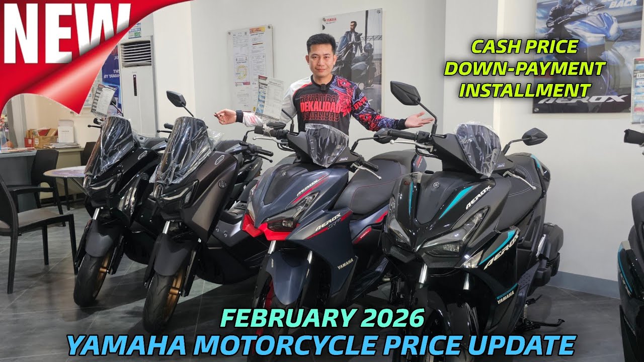 Yamaha Motorcycle Shop Price Update February 2026