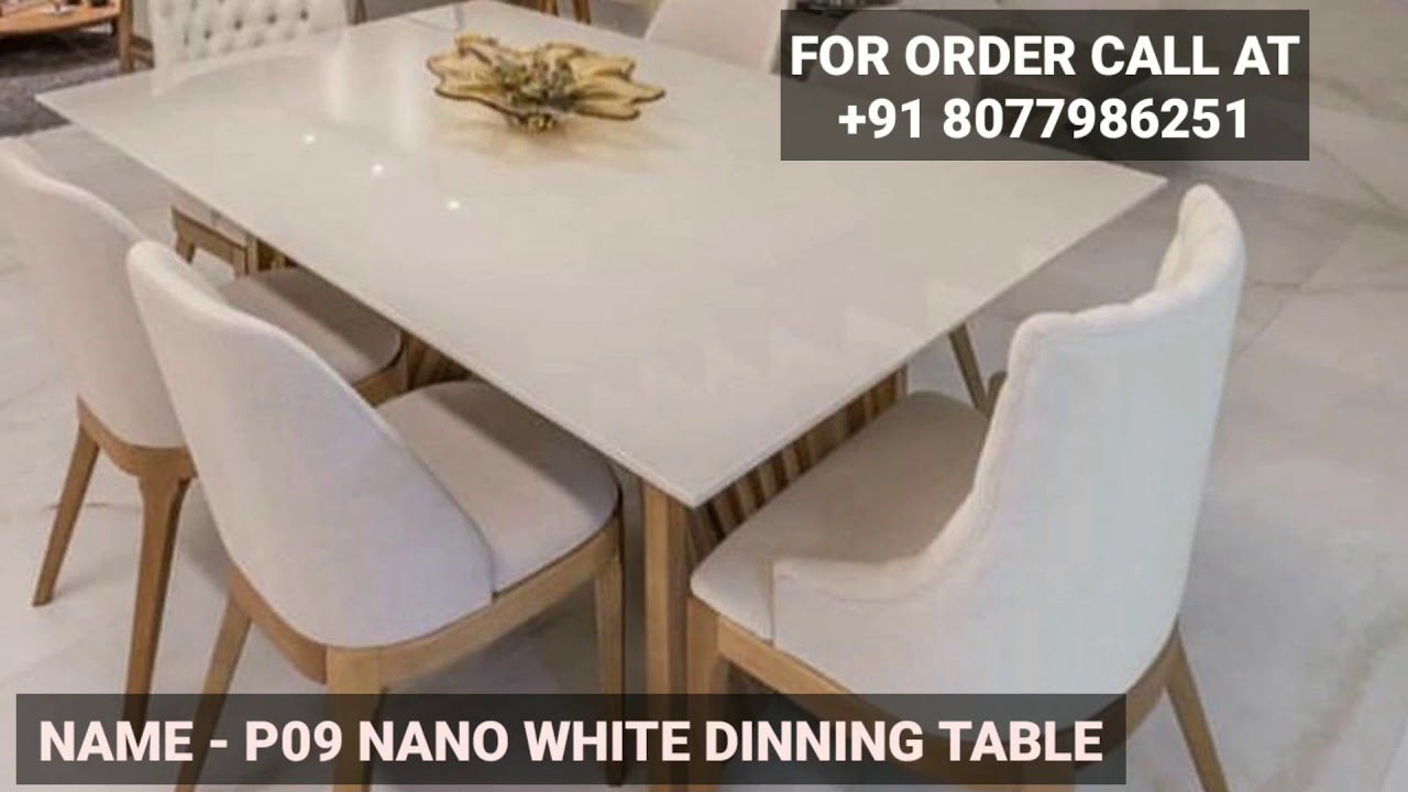 Get Nano White Dinning Table From Healingstore.in | Healing Store - YouTube