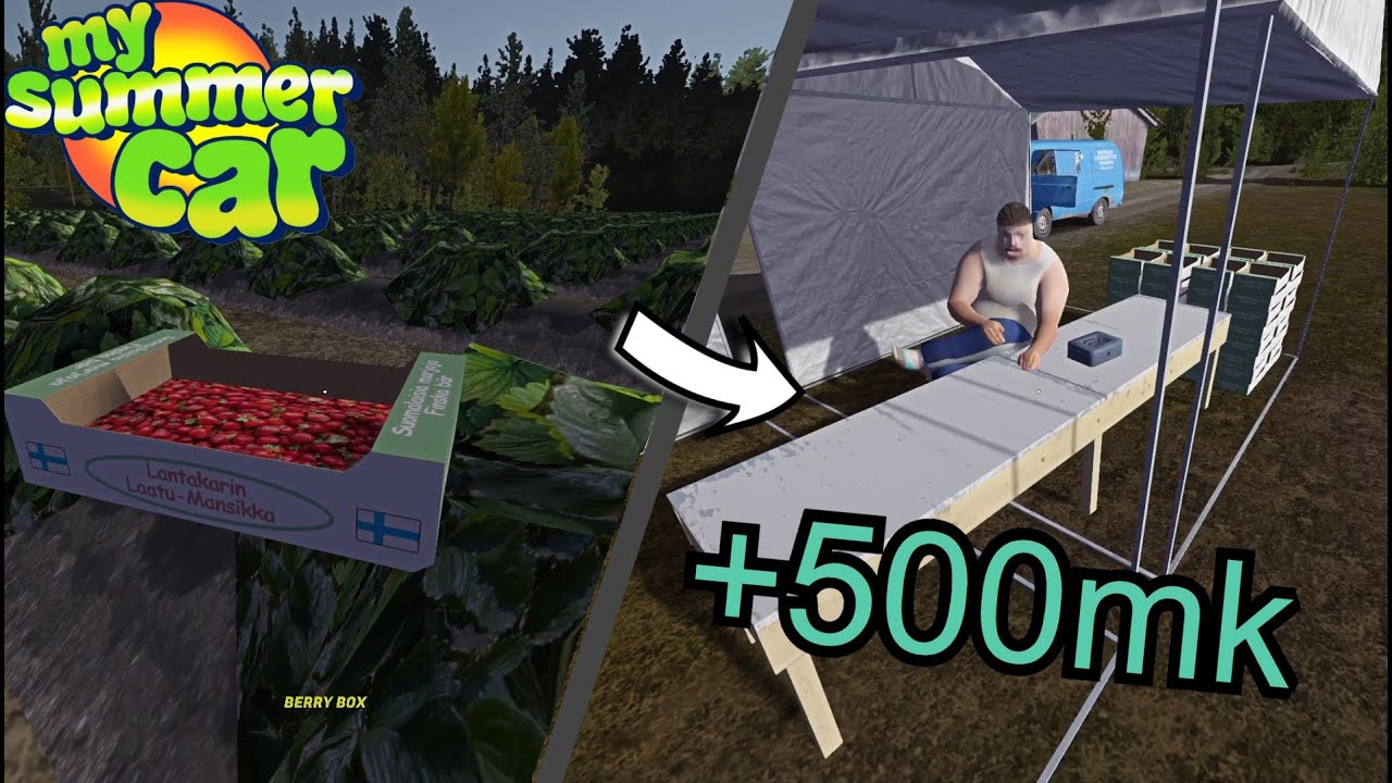Is Strawberry Picking A Good Way To Make Money? | My Summer Car 