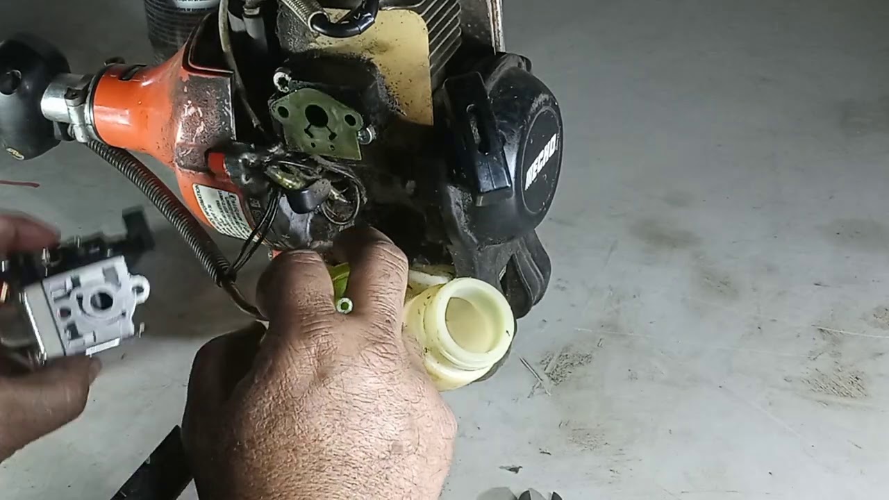 RDMJ.Parte#1. ECHO SRM 225 DESBROZADORA.COMO INSTALAR UN CARBURADOR NUEVO Y AJUSTARLO.