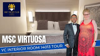 MSC Virtuosa Yacht Club Interior Stateroom 14013 Tour – Tiny Luxury with Big Perks!