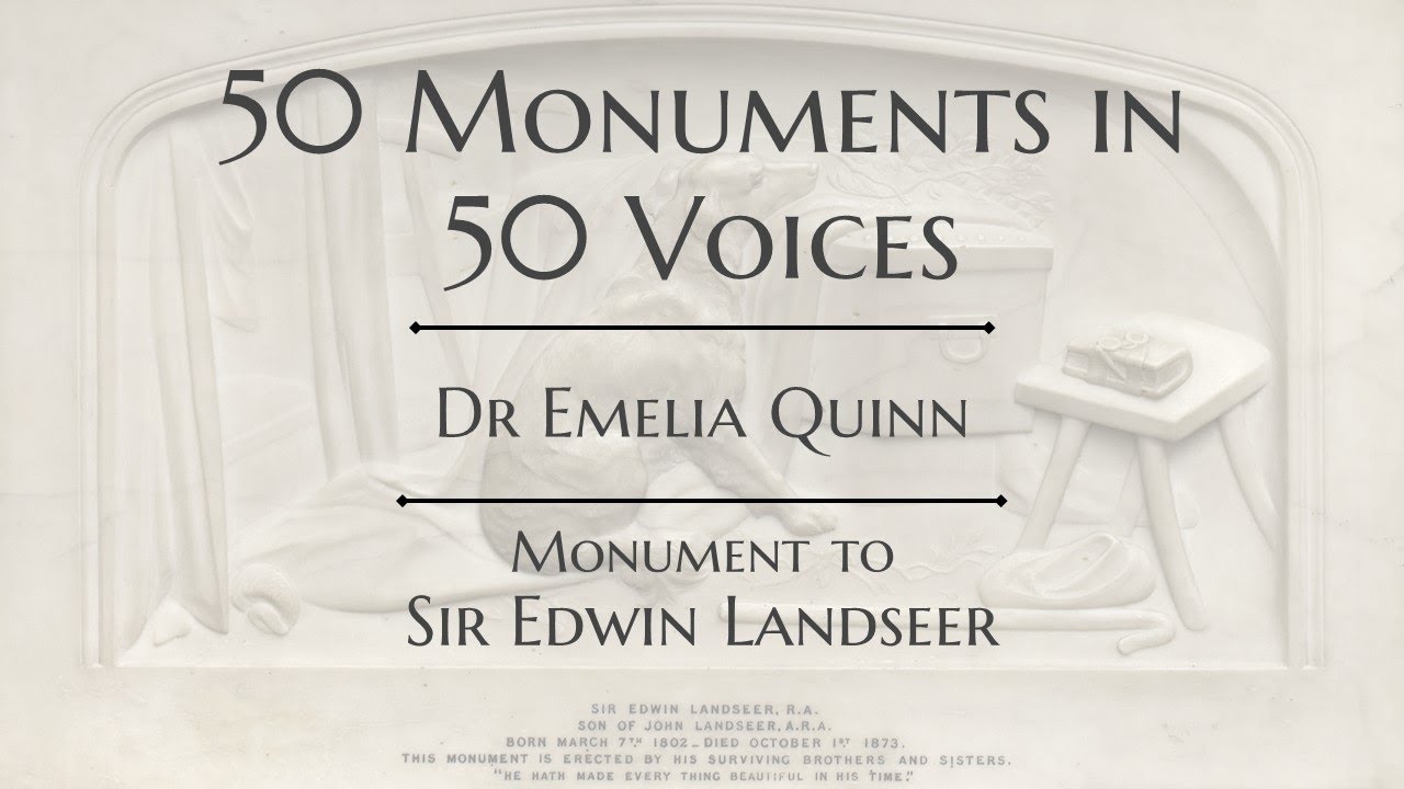 ‘Monument to Edwin Landseer’ by Emelia Quinn (50 Monuments in 50 Voices)