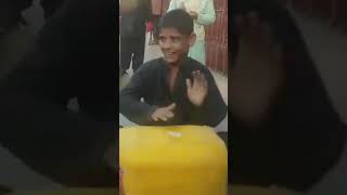 Little Talented Poor Pathan Boy Fun And Good Singing In Street