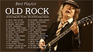 Old Rock Mix 60s 70s 80s | AC/DC, Aerosmith, The Rolling Stones, The Who, The Hollies...