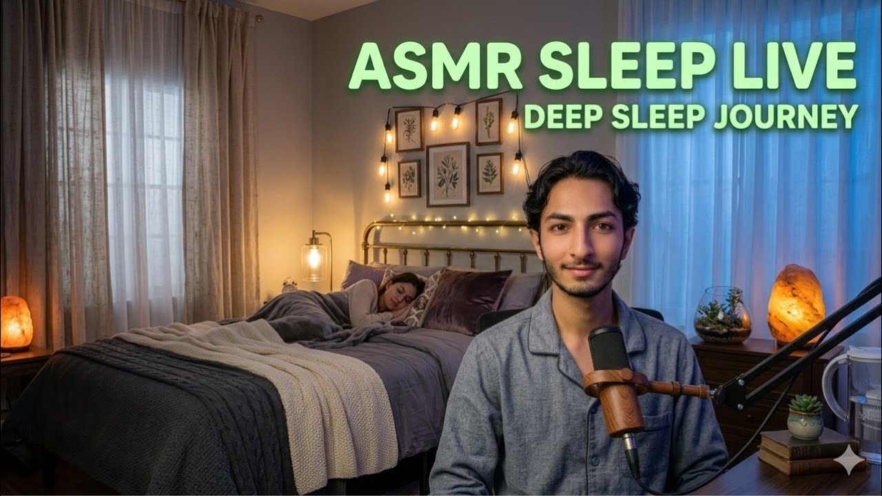 🔴LIVE ASMR 😴 Stress Relief + Deep Sleep Sounds🧠💤
