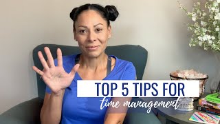 YOU NEED THESE TIPS | Sharing My Top 5 Time Management Hacks
