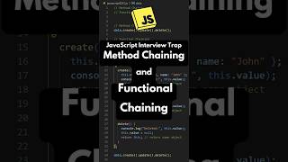 Method Chaining vs Function Chaining in JavaScript | Explained in 60 Seconds 🚀