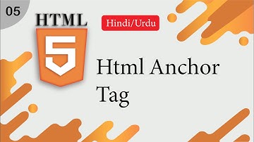 Html Anchor Tag Tutorial in Hindi/Urdu