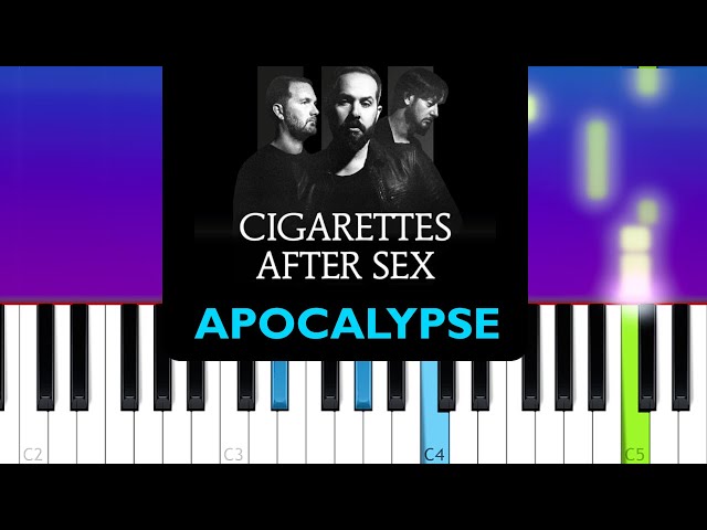 Cigarettes After Sex - Apocalypse (Piano Tutorial)