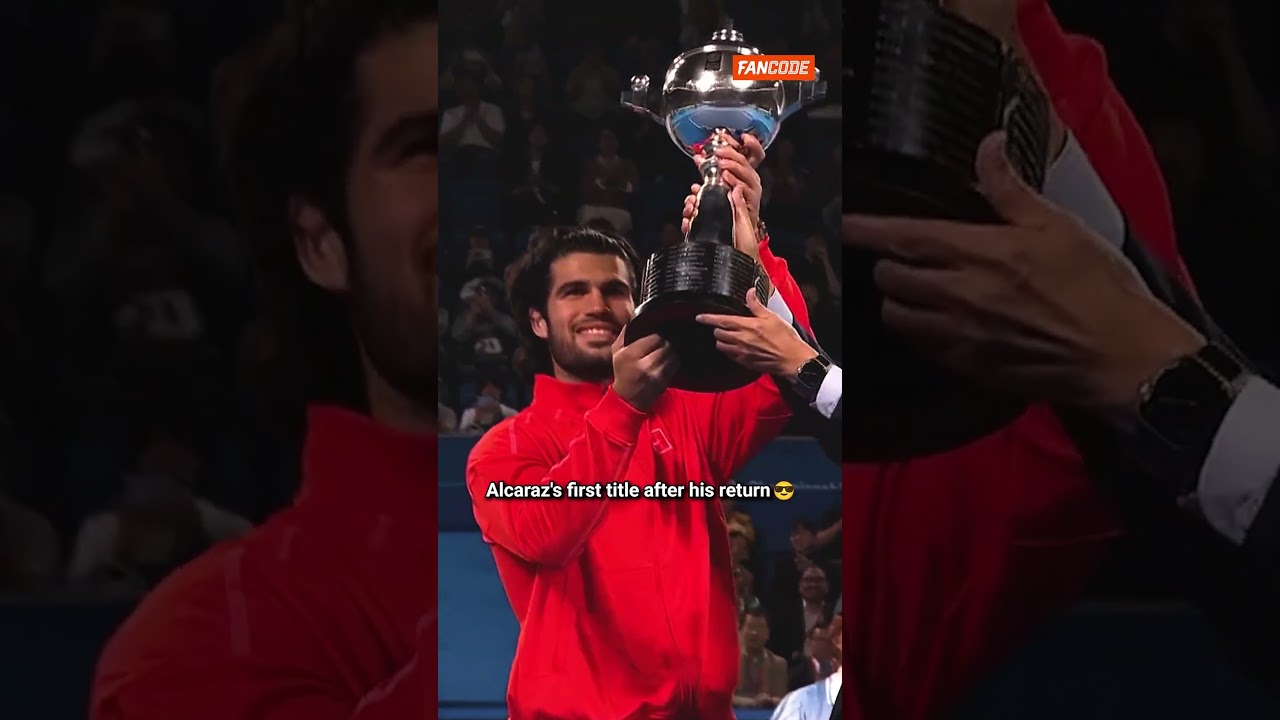 Carlos Alcaraz wins Japan Open 2026 | #Tennis #Alcaraz