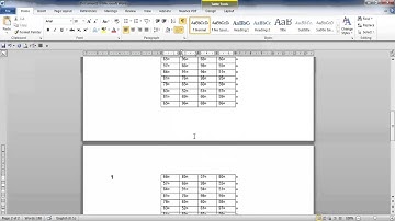 Why repeat header row not working - Solution | MS Word