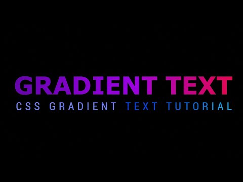 CSS Gradient Text Effect Tutorial For Begineers. #html #css #texteffect #gradient #rainbow #colors  
