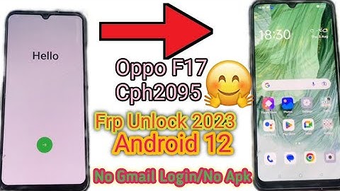 Oppo F17 (CPH2095) Android 12 Frp Bypass Without Pc | New Tricks 2023| Bypass Google Lock 100% Work