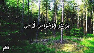 سورة الناس - حالات واتس اب، مقاطع قصيرة