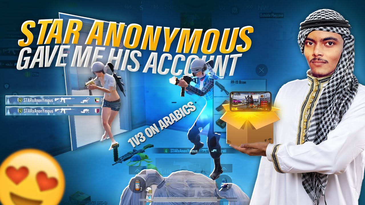StarAnonYmous Gave me his Real Account • Conquer • ZyroJay • PUBG