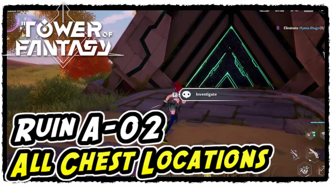 Ruin A-02 All Chest Locations in Tower of Fantasy