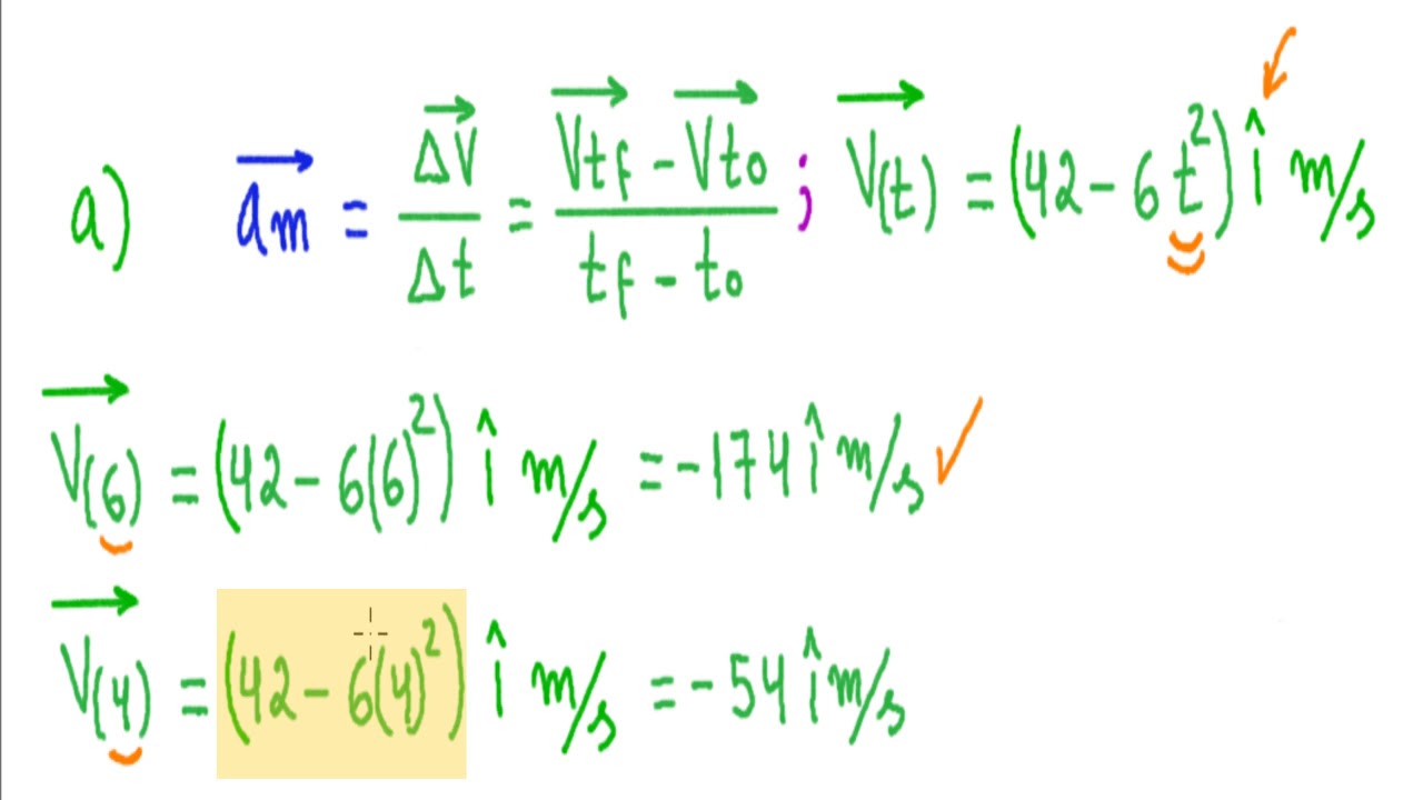 ►Aprende Rápido y Fácil La Aceleración Media e Instantánea