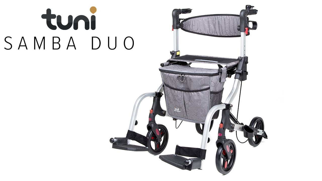 Tuni Samba Duo Rollator - YouTube CareCo