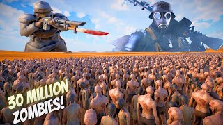 Can 10.000 DEATH KORPS of Krieg Stop 30 Million Zombies ? | Ultimate Epic Battle Simulator 2 screenshot 2
