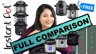 Instant Pot Comparison Chart 2024 - Which Model Is Right For You?