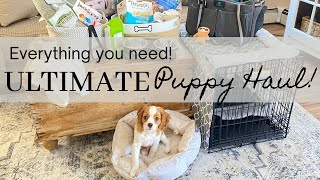 ULTIMATE PUPPY HAUL! | All the Puppy ESSENTIALS for YOUR New Cavapoo Puppy or Any Puppy!