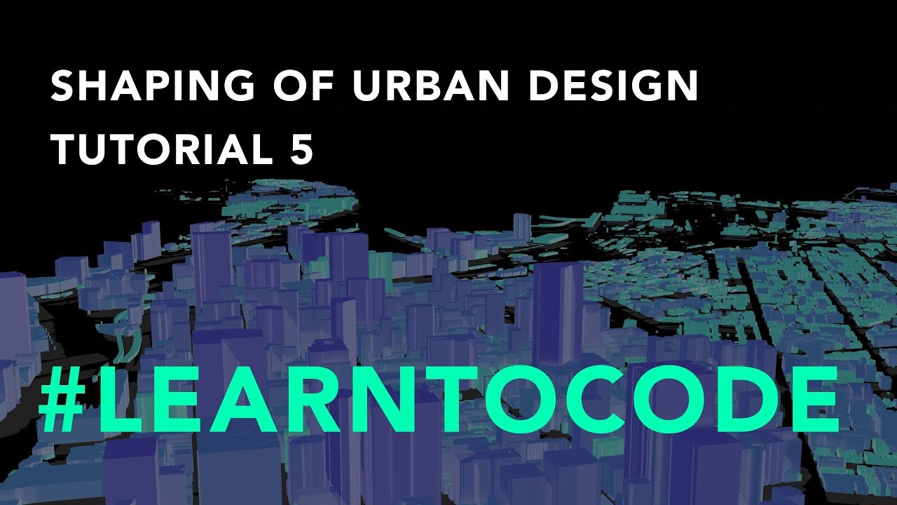T5: Learn to code with CityEngine - YouTube