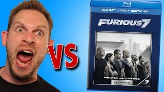 Furious 7 Blu ray Unboxing