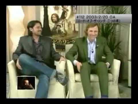 Karl Urban & Viggo  Mortensen LotR Crew in Japan  short Interview