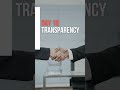 🗓️ Day Ten of Core Values Content Series: Transparency